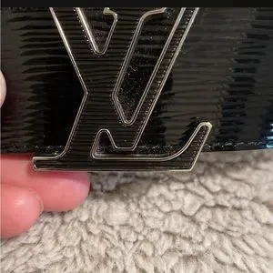 LOUIS VUITTON Cein- ture LV Belt 80/36 Louis Vuitton Womens Ceinture Initial 30mm Black Epi Leather  main image 4